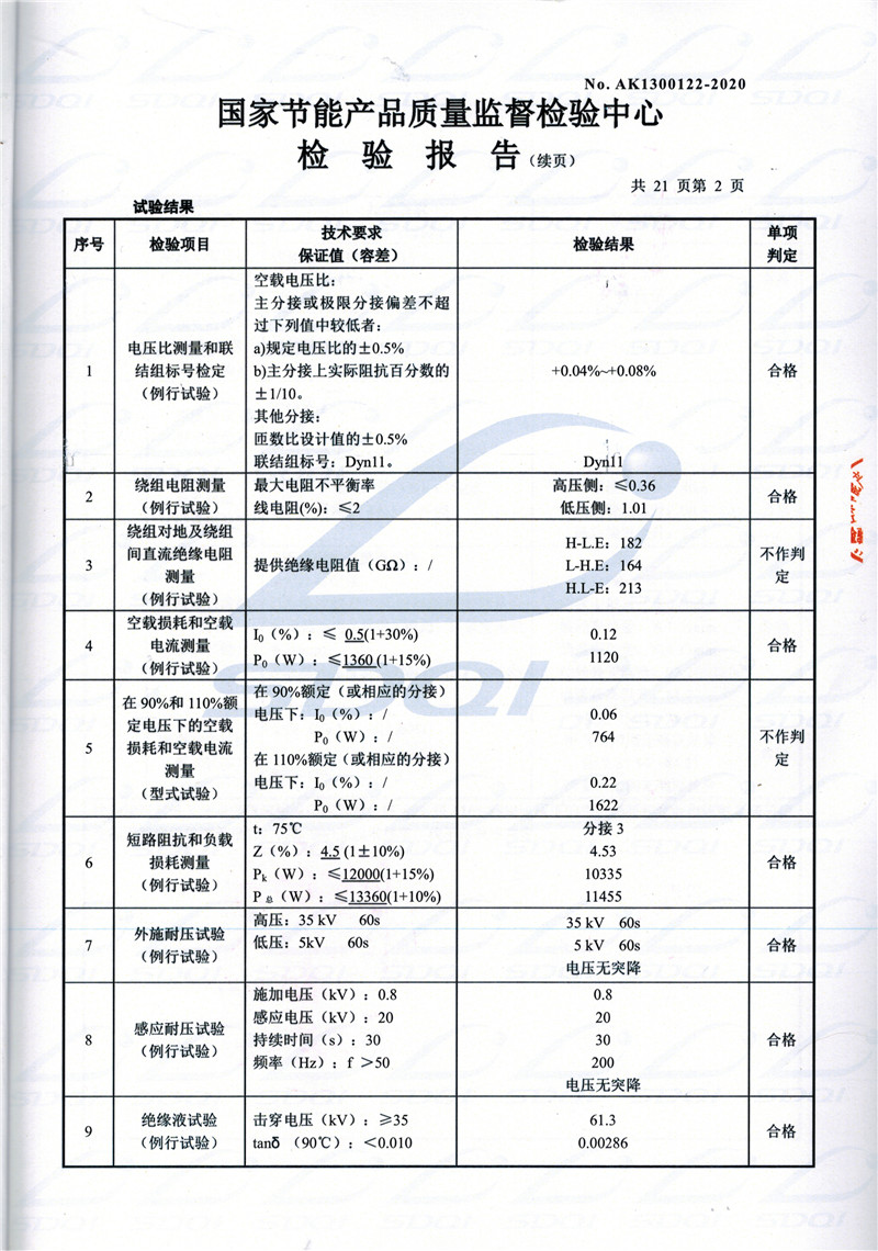 高低压试验报告-S11-1250钟祥钟祥钟祥油浸式变压器-2.jpg